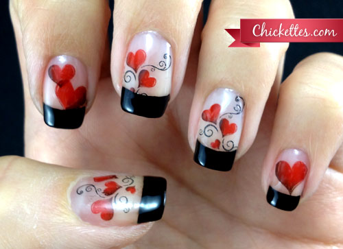art tags holiday nail art valentine s day water decals