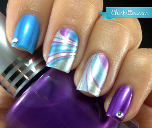 ... Water Marble | Chickettes: Soak-Off Gel Polish Swatches, Nail Art and